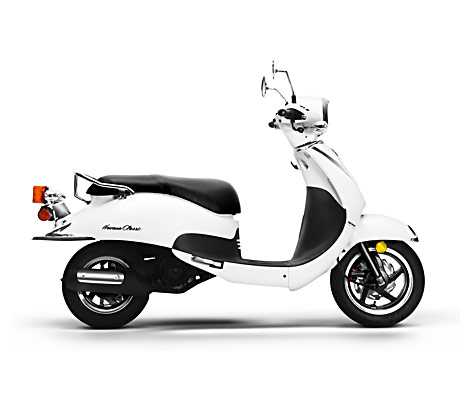 Matte White Havana Classic 200i scooter for sale EZ Bike and Scooters of North Hampshire