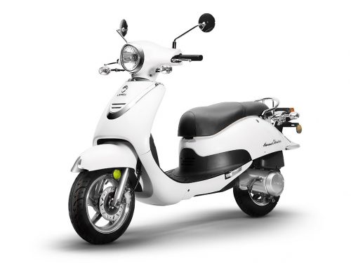 Artic White Havana Classic scooter for sale, EZ Bike and Scooters of the Seacoast NH