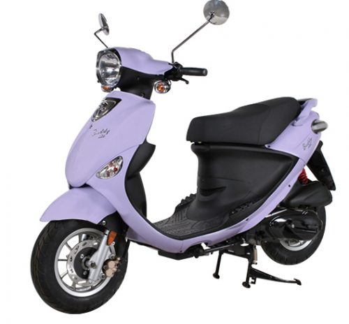 Lavender Buddy 125 scooter for sale, EZ Bikes & Scooters of North Hampshire