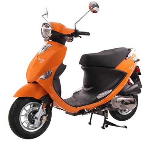 Tangerine Buddy 125 scooter for sale, EZ Bikes & Scooters of North Hampshire