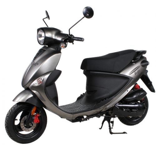 Glossy Titanium Buddy 50 scooter for sale in Seacoast NH, EZ Bikes & Scooters