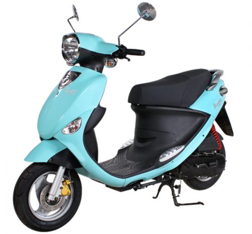 Turquoise Buddy 50 scooter for sale in Exeter NH, EZ Bikes & Scooters